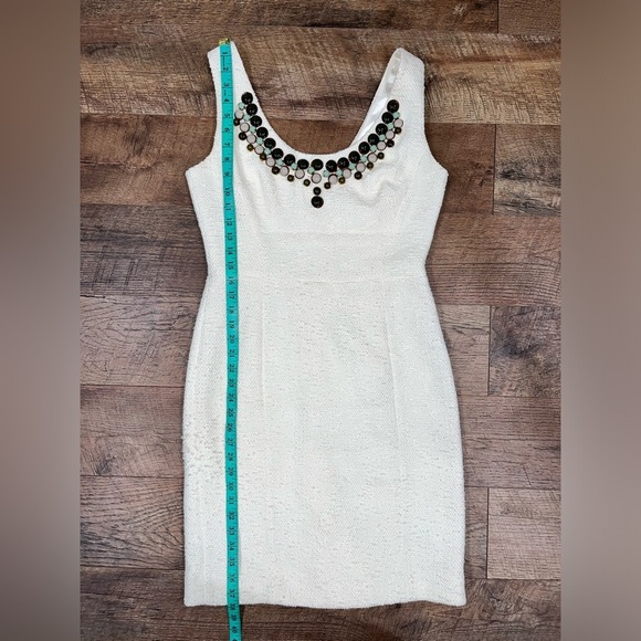 Milly of New York 🇺🇸 Made in USA Kaylee Beaded Sheath Dress - Picture 9 of 15